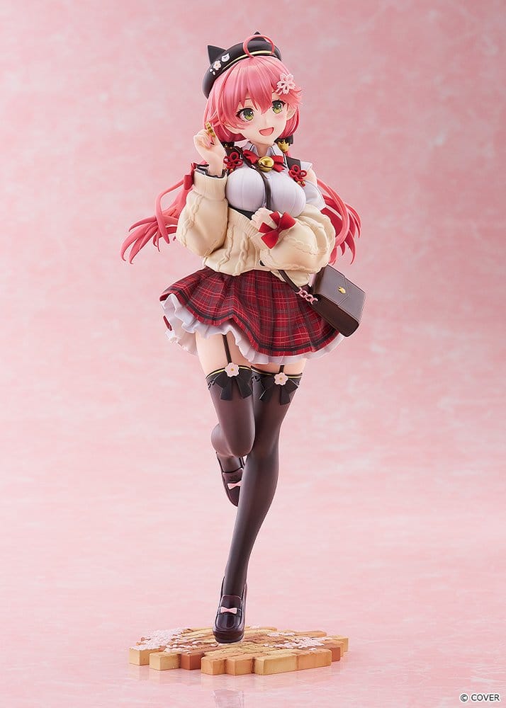 Hololive Production PVC Figur 1/7 Sakura Miko: Date Style - Casual Outfit Ver. 24 cm