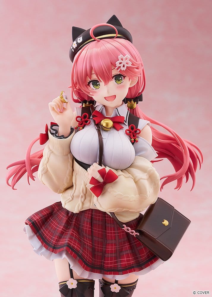 Hololive Production PVC Figur 1/7 Sakura Miko: Date Style - Casual Outfit Ver. 24 cm
