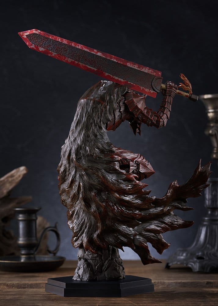 Berserk Pop Up Parade PVC Figur Guts (Berserker Armor): Bloody Paint Ver. L Size 28 cm