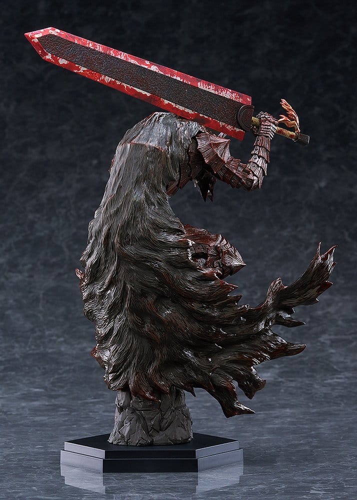 Berserk Pop Up Parade PVC Figur Guts (Berserker Armor): Bloody Paint Ver. L Size 28 cm