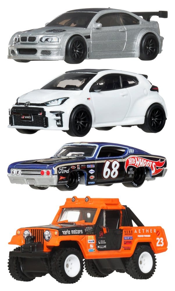 Hot Wheels Premium Die-Cast Fahrzeuge 1/64 Boulevard 978G Sortiment (10)