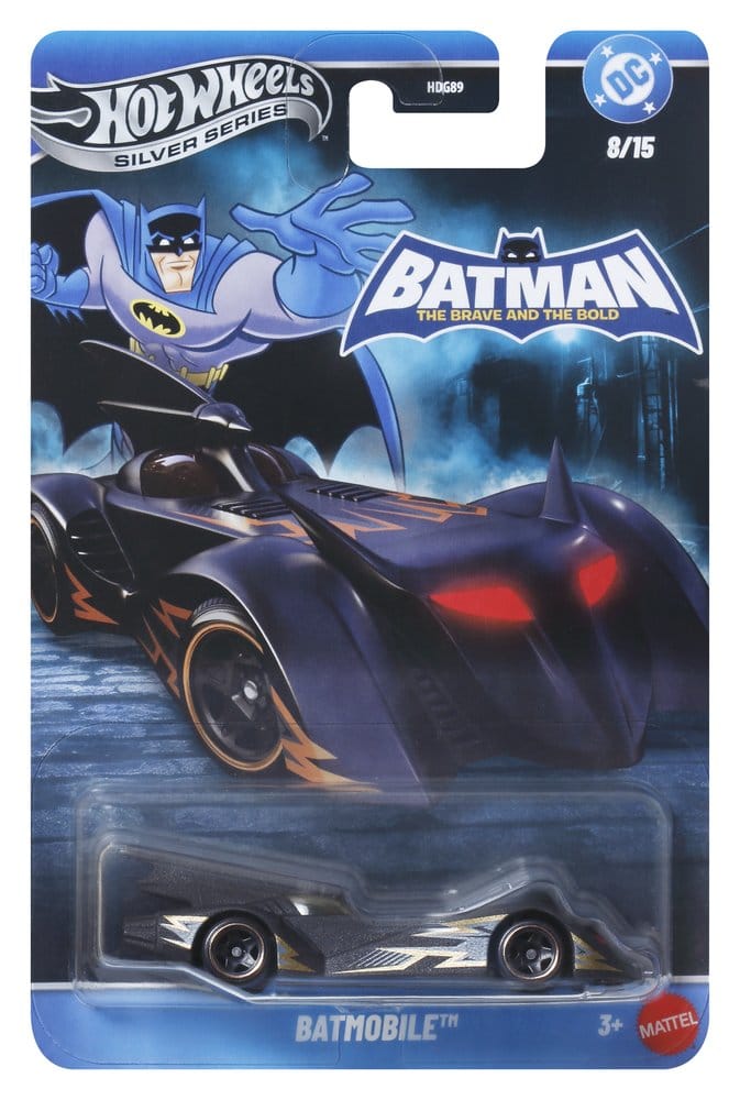 Batman Hot Wheels Silver Series Die-Cast Fahrzeuge 1/64 979T Sortiment (24)