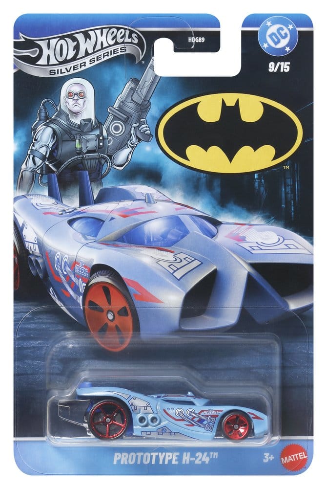 Batman Hot Wheels Silver Series Die-Cast Fahrzeuge 1/64 979T Sortiment (24)