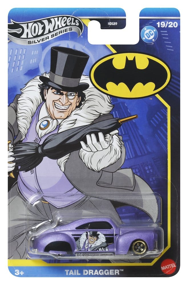 Batman Hot Wheels Silver Series Die-Cast Fahrzeuge 1/64 979R Sortiment (24)