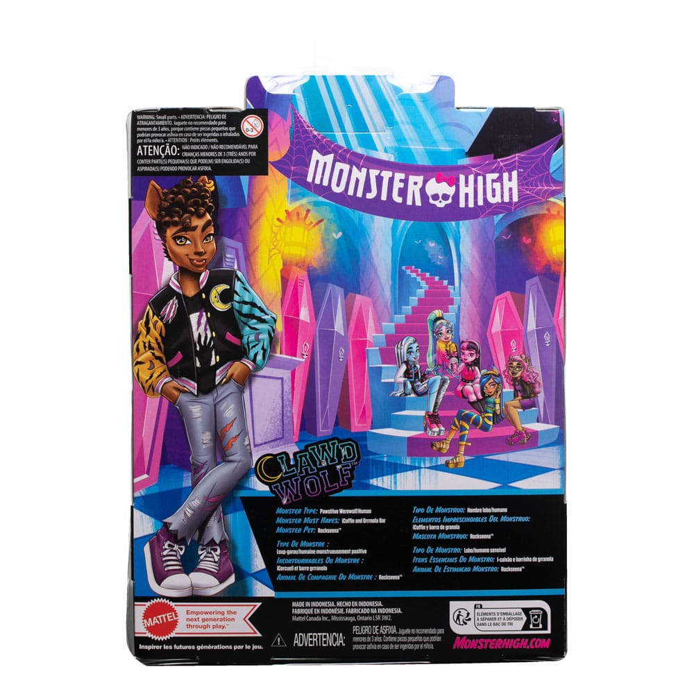 Monster High Puppe Clawd Wolf