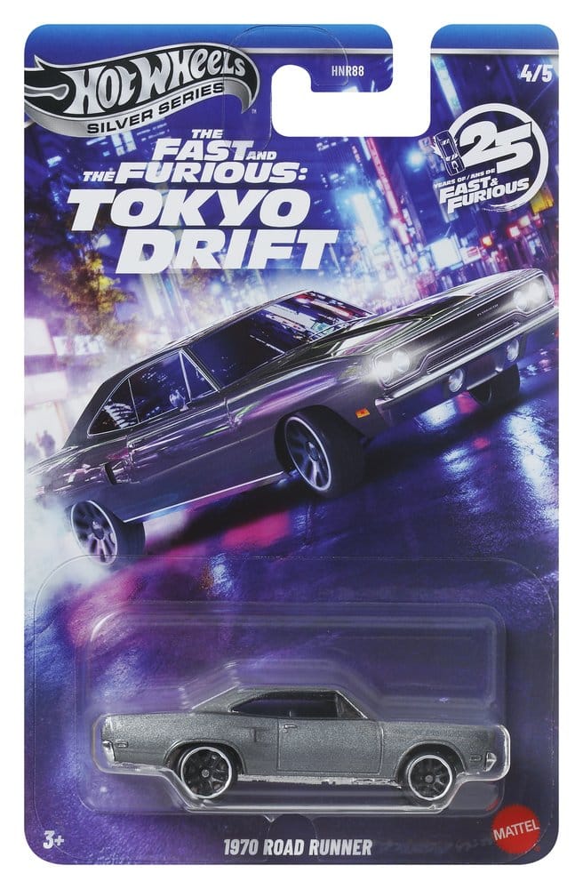 Fast & Furious Hot Wheels Silver Series Die-Cast Fahrzeuge 1/64 979M Tokyo Drift Sortiment (24)