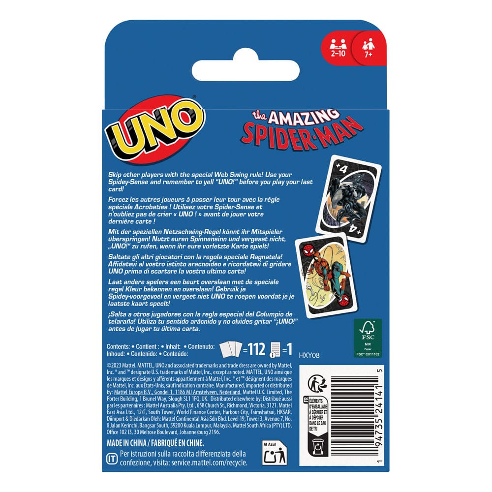 The Amazing Spider-Man Kartenspiel UNO