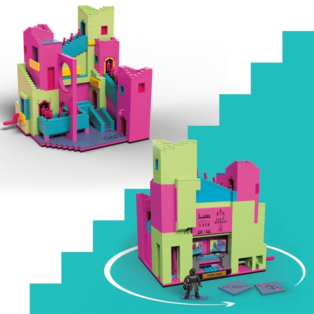 Squid Game MEGA Bauset Squid Game Treppenhaus 