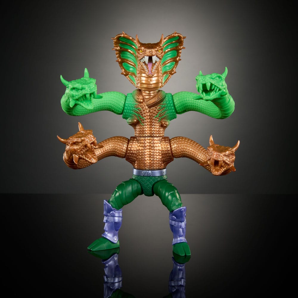 MOTU x TMNT: Turtles of Grayskull Deluxe Actionfigur King Hiss 14 cm