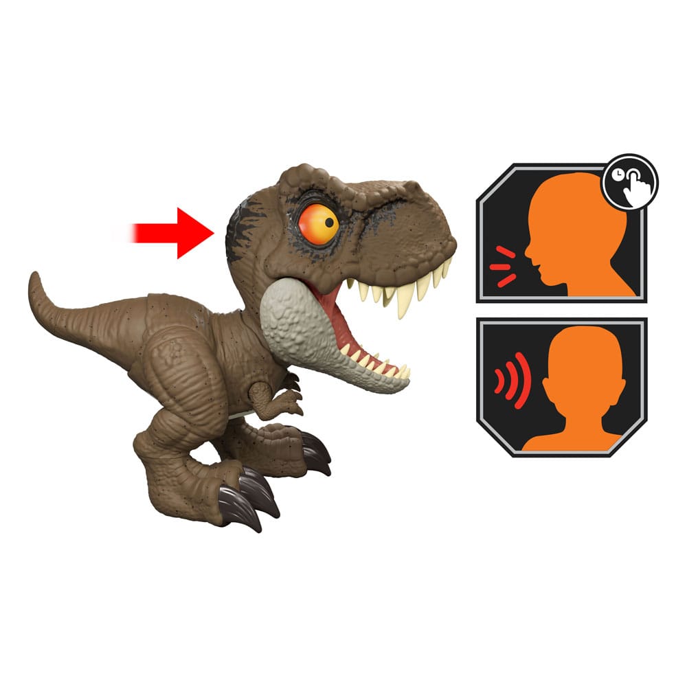 Jurassic World Actionfigur mit Sound Roar Command Tyrannosaurus Rex 16 cm