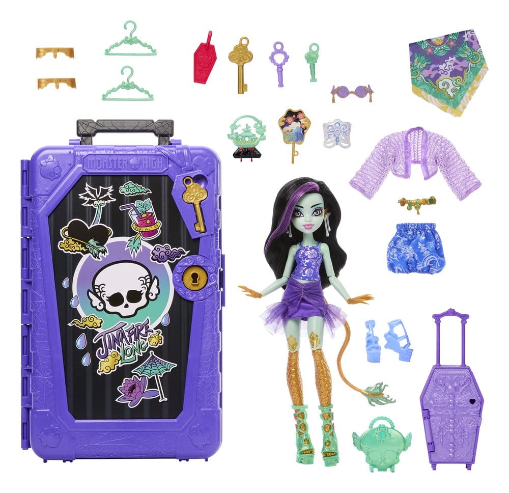 Monster High Skulltimate Secrets Puppe Destination: Gore-geous Oasis - Jinafire Long