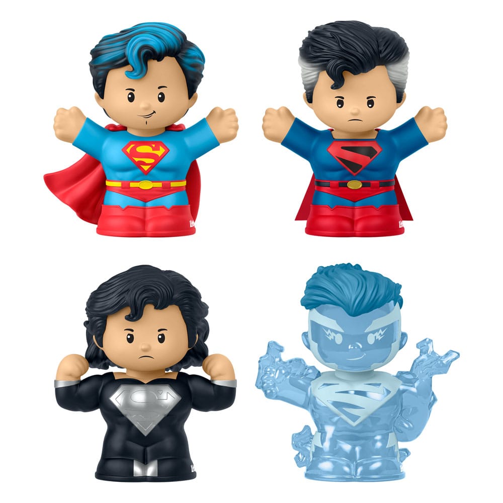 DC Comics Little People Collector Minifiguren 4er-Pack Superman: Through the Ages 7 cm