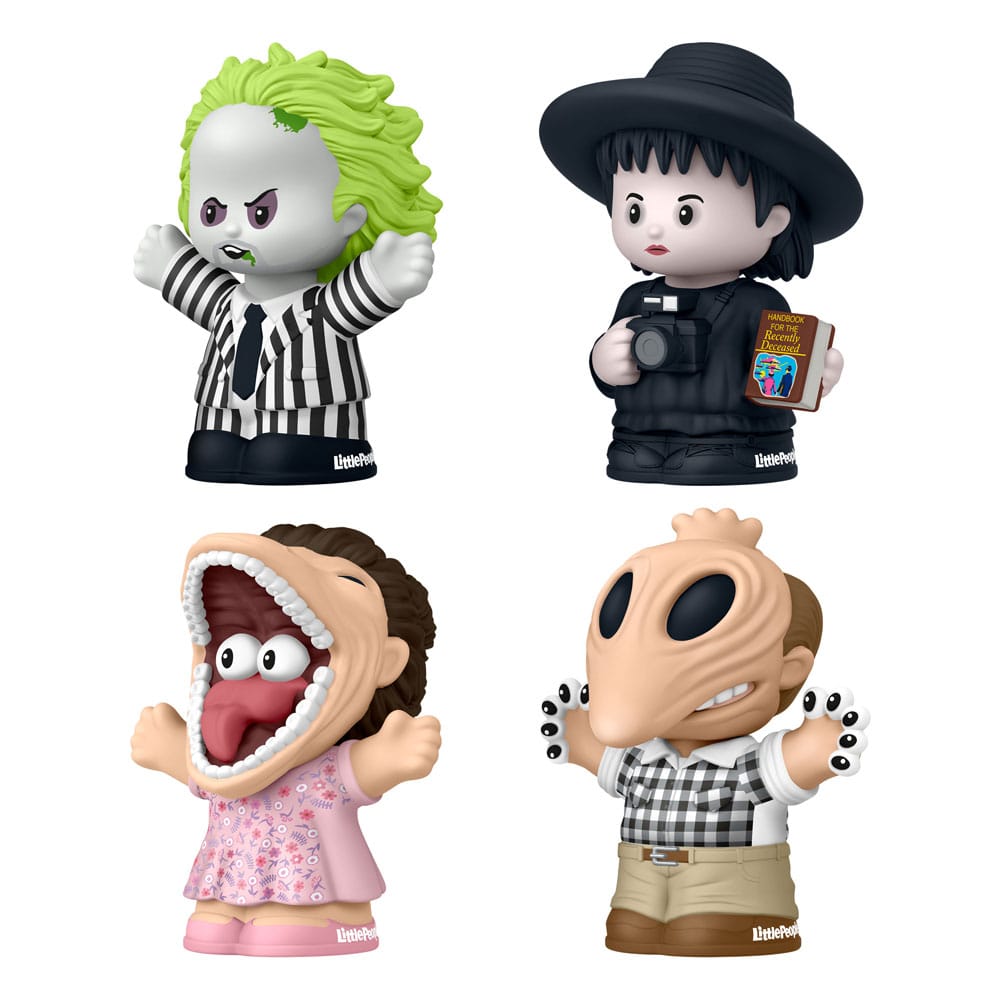 Beetlejuice Little People Collector Minifiguren 4er-Pack 7 cm