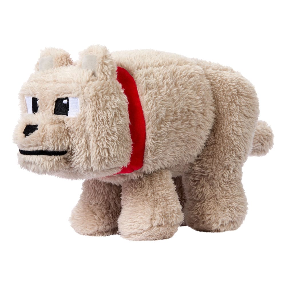Ein Minecraft Film Plüschfigur Dennis der Wolf 20 cm