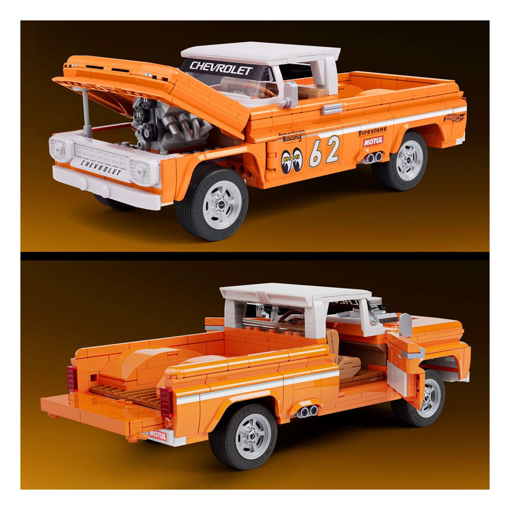 Mattel Brick Shop Hot Wheels Elite Series Bauset 1/16 Custom '62 Chevy Pickup