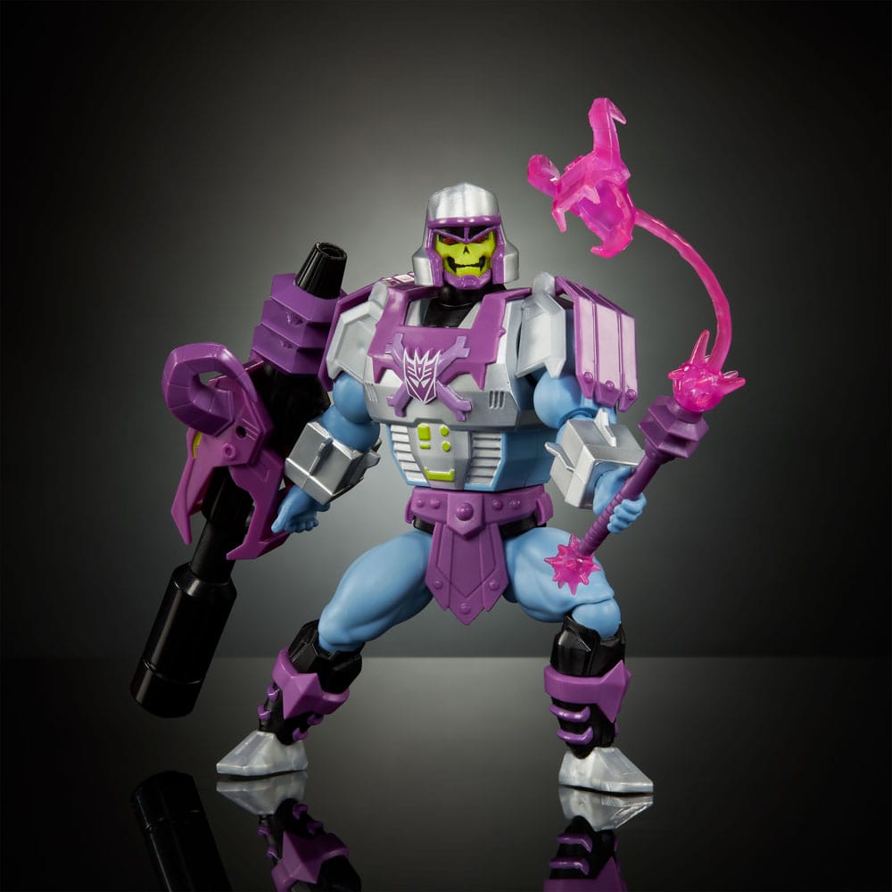 Masters of the Universe x Transformers Actionfigur Megatron Armor Skeletor heo European Exclusive 14 cm