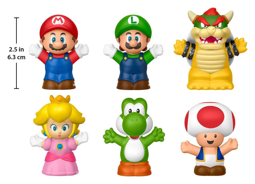 My Mario Little People Collector Minifiguren 6er-Pack 7 cm