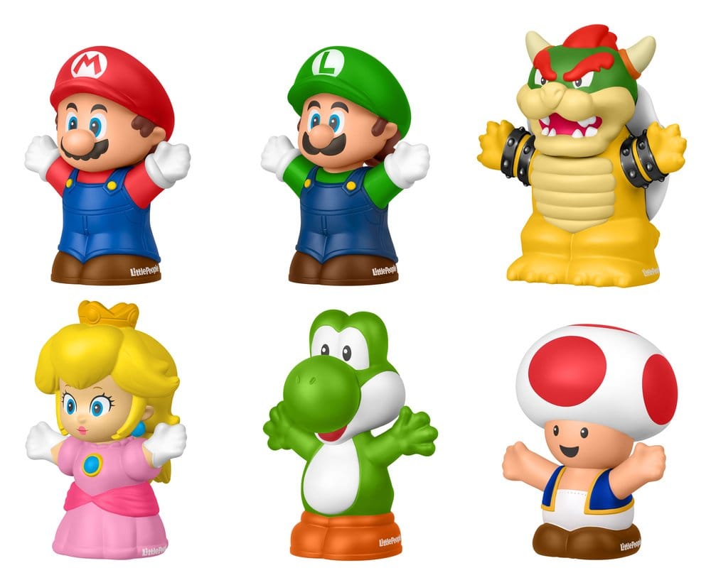 My Mario Little People Collector Minifiguren 6er-Pack 7 cm