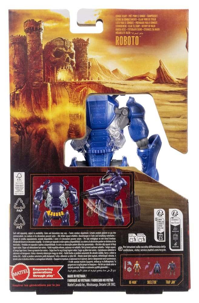 Masters of the Universe 2026 Movie Feature Actionfigur Combat Ready Roboto 14 cm
