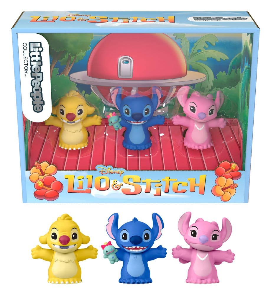 Lilo &amp; Stitch Little People Collector Minifiguren 3er-Pack Stitch &amp; The Cousins 7 cm