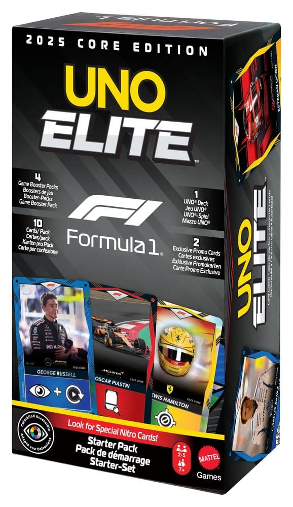 Formula 1 UNO Kartenspiel Elite F1 Starter-Set