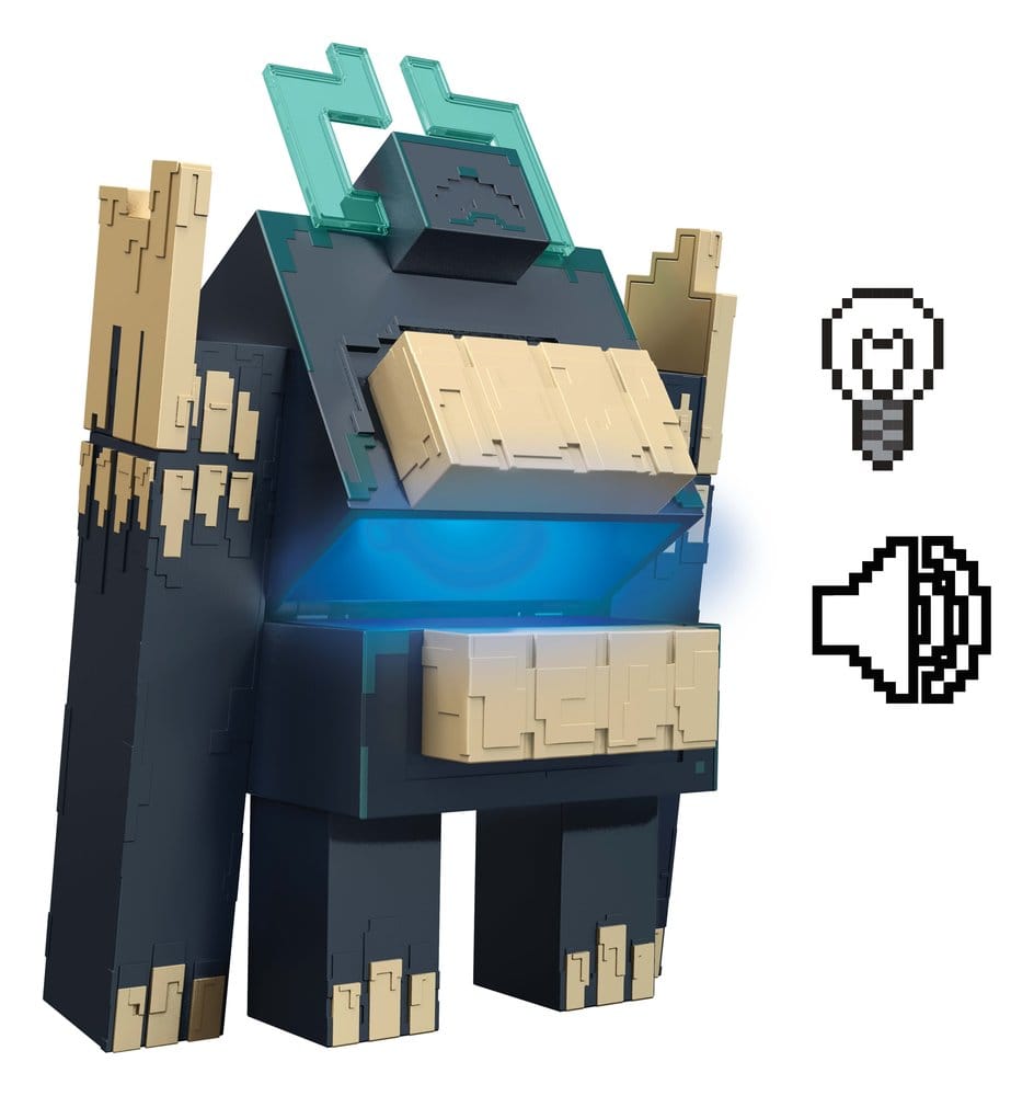 Minecraft Dungeons II Actionfigur mit Licht und Sound Twisted Warden