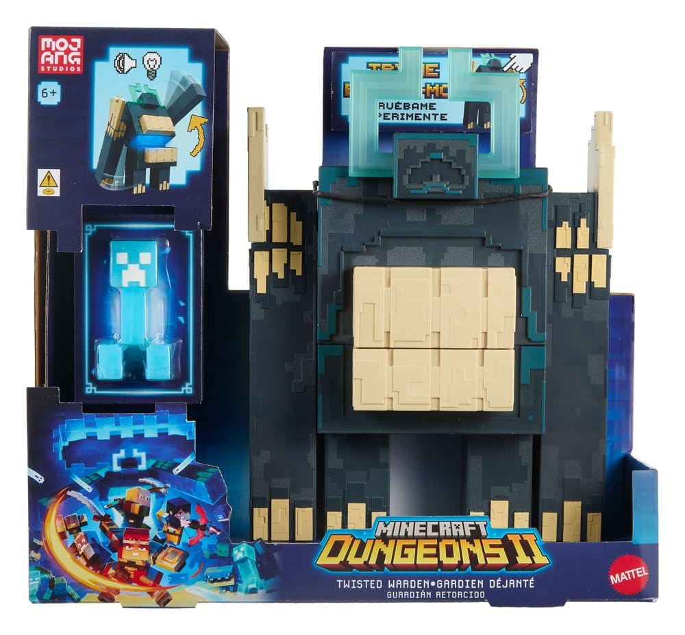 Minecraft Dungeons II Actionfigur mit Licht und Sound Twisted Warden