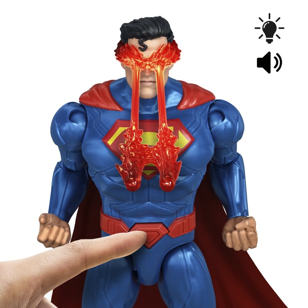 DC Premier Actionfigur mit Sound & Licht Heat Vision Superman 16 cm
