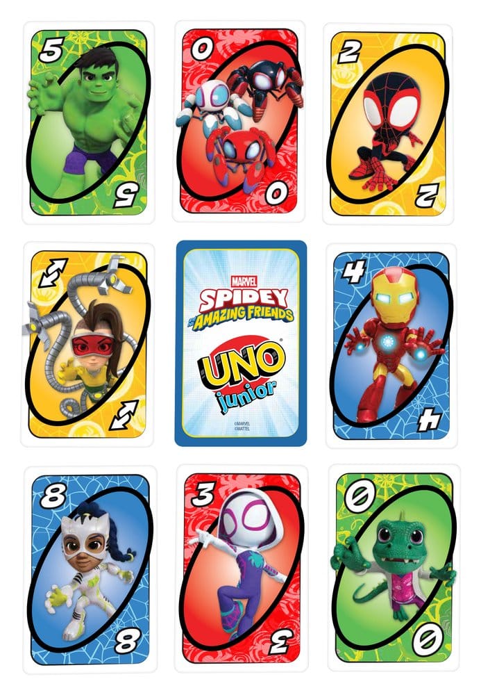 Spidey & His Amazing Friends UNO Junior Kartenspiel
