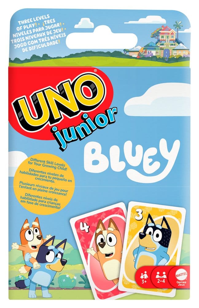 Bluey UNO Junior Kartenspiel