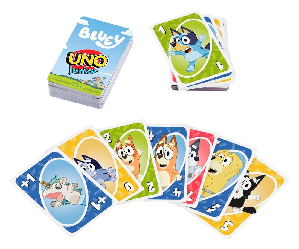 Bluey UNO Junior Kartenspiel