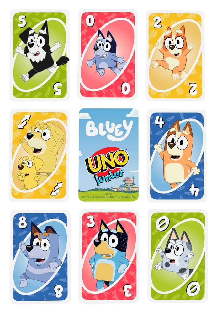 Bluey UNO Junior Kartenspiel