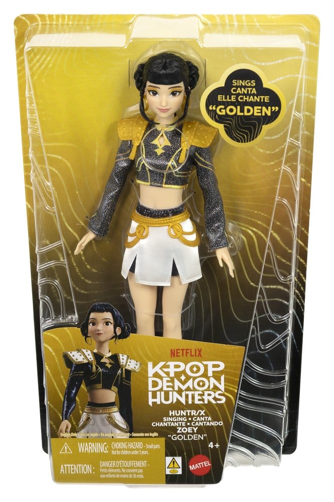 KPop Demon Hunters Singende Puppe Huntrix Zoey (Golden)
