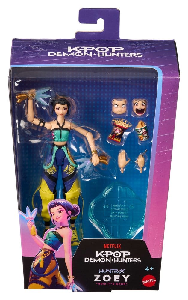 KPop Demon Hunters Actionfigur Huntrix Zoey (How It's Done) 14 cm