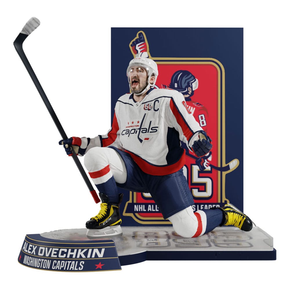 NHL Statue 1/6 Alex Ovechkin All Time Goals Leader 28 cm