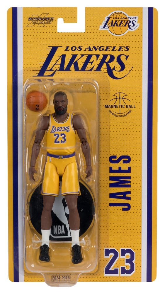 NBA SportsPicks Actionfigur Lebron James (Los Angeles Lakers) 16 cm