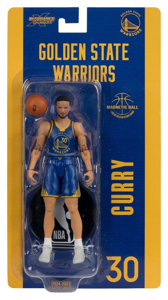 NBA SportsPicks Actionfigur Stephen Curry (Golden State Warriors) 15 cm