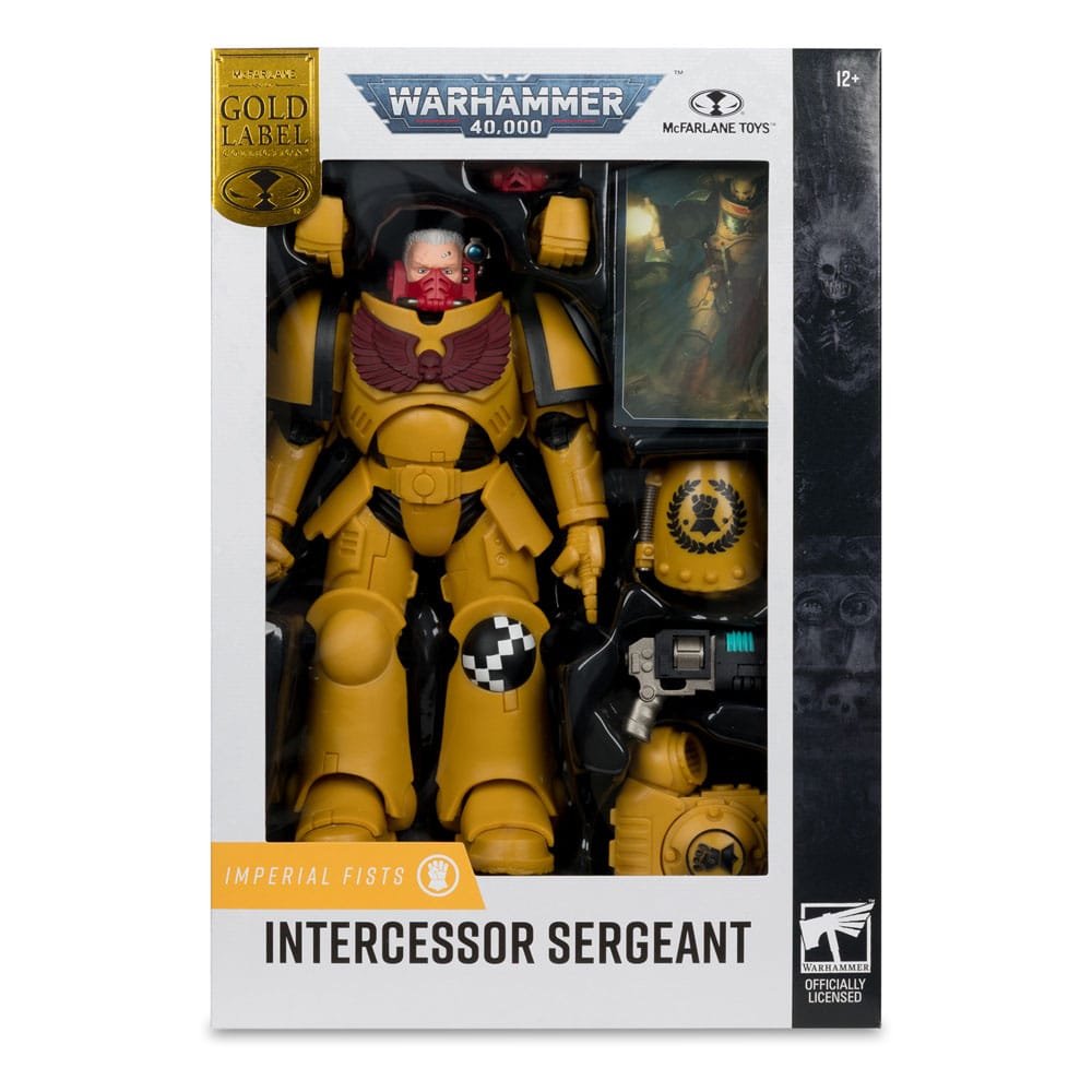 Warhammer 40,000 Actionfigur Intercessor Sergeant (Imperial Fist) (Gold Label) 18 cm