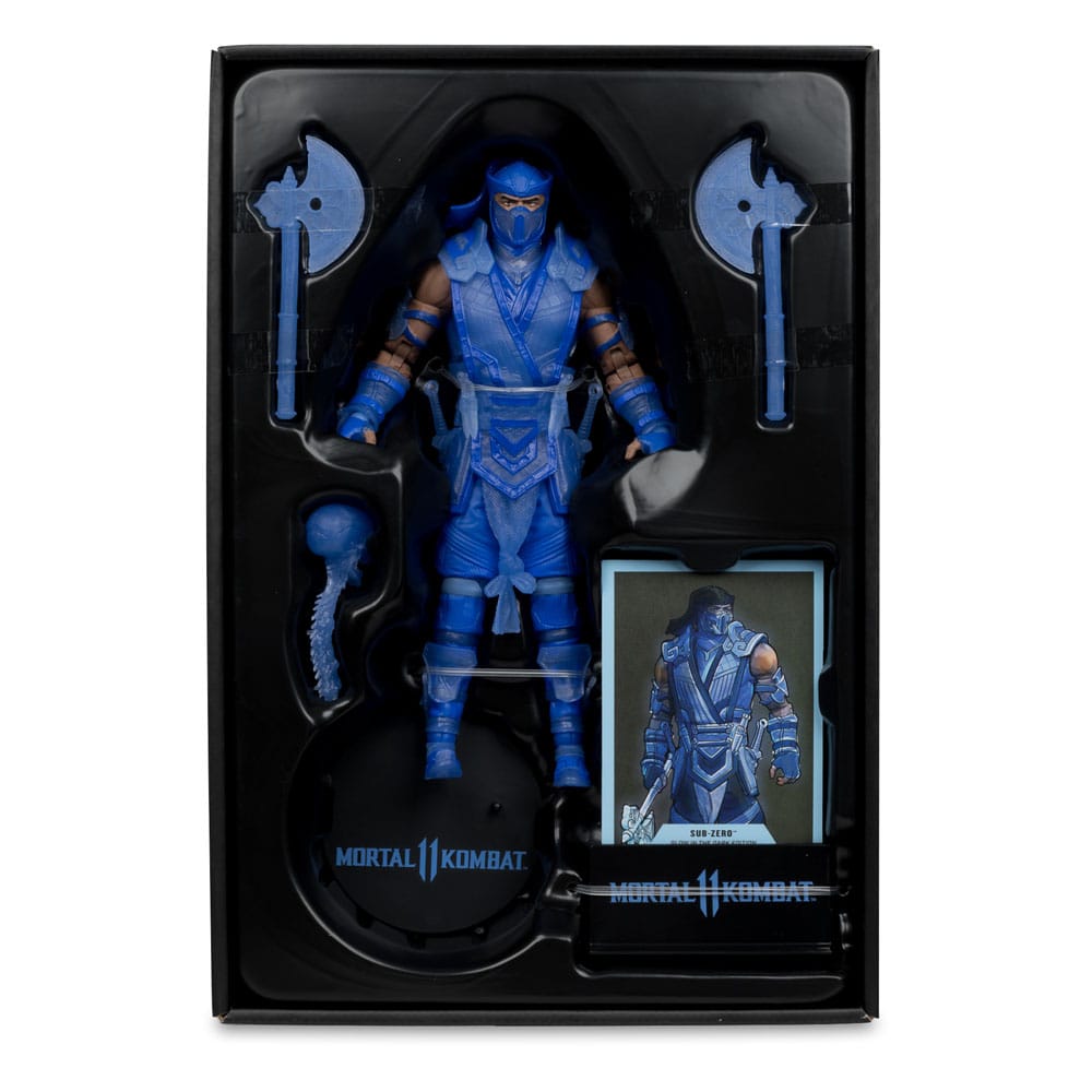Mortal Kombat Actionfigur Glow in the Dark Edition Sub-Zero (Gold Label) 18 cm