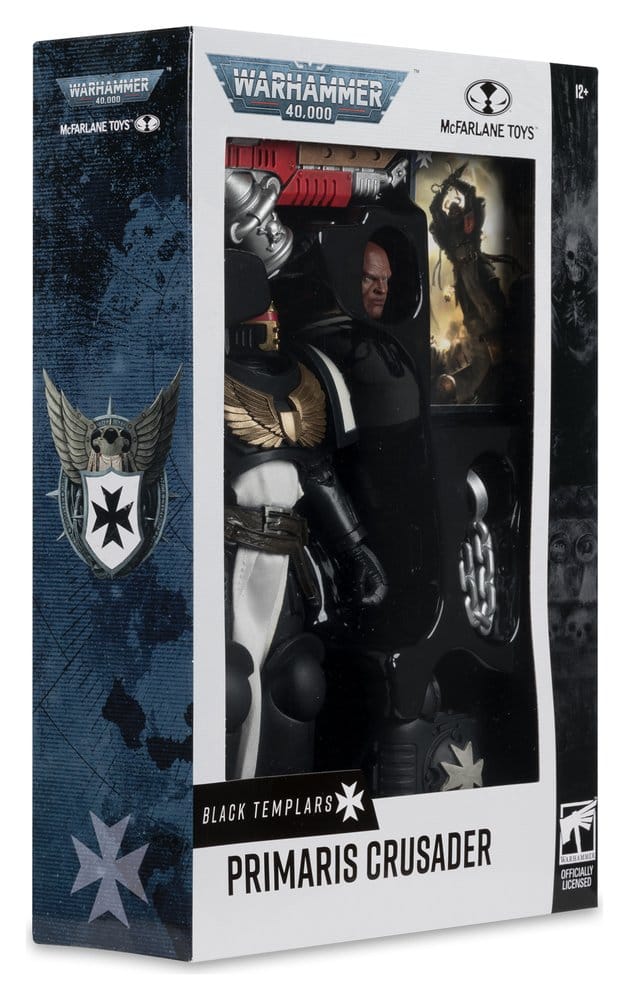 Warhammer 40,000 Actionfigur Primaris Crusader (Black Templars) 18 cm
