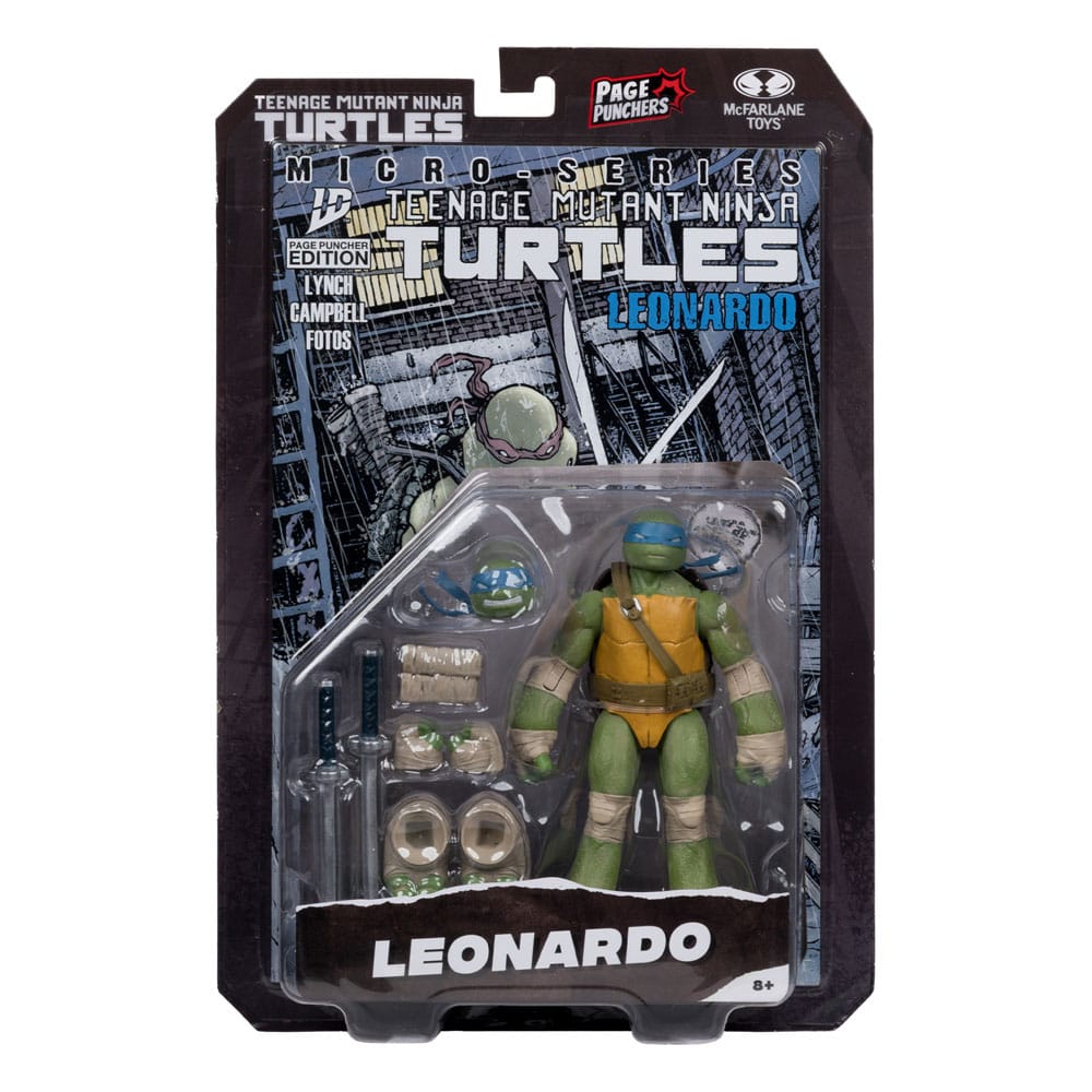 Teenage Mutant Ninja Turtles Page Punchers Actionfigur Leonardo 13 cm
