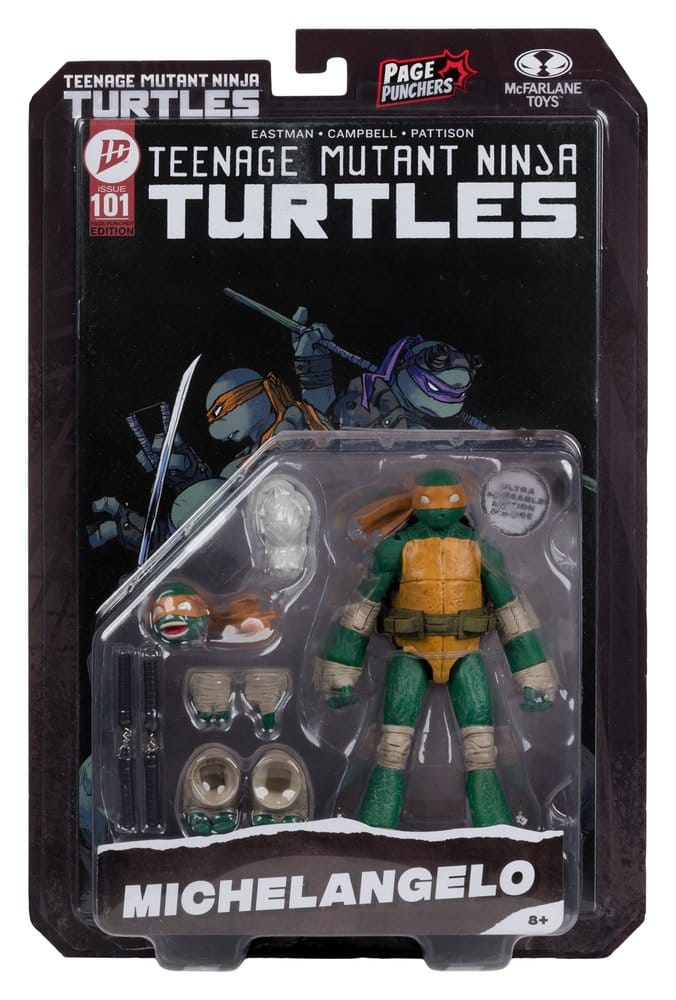 Teenage Mutant Ninja Turtles Page Punchers Actionfigur Michelangelo 13 cm