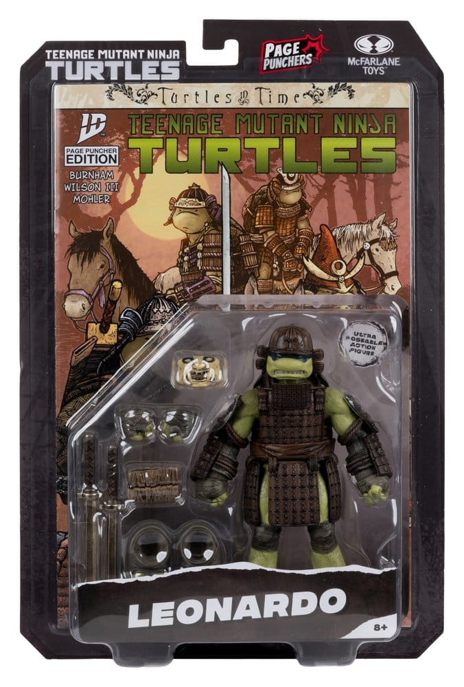Teenage Mutant Ninja Turtles Page Punchers Actionfigur Leonardo (Turtles in Time) 13 cm