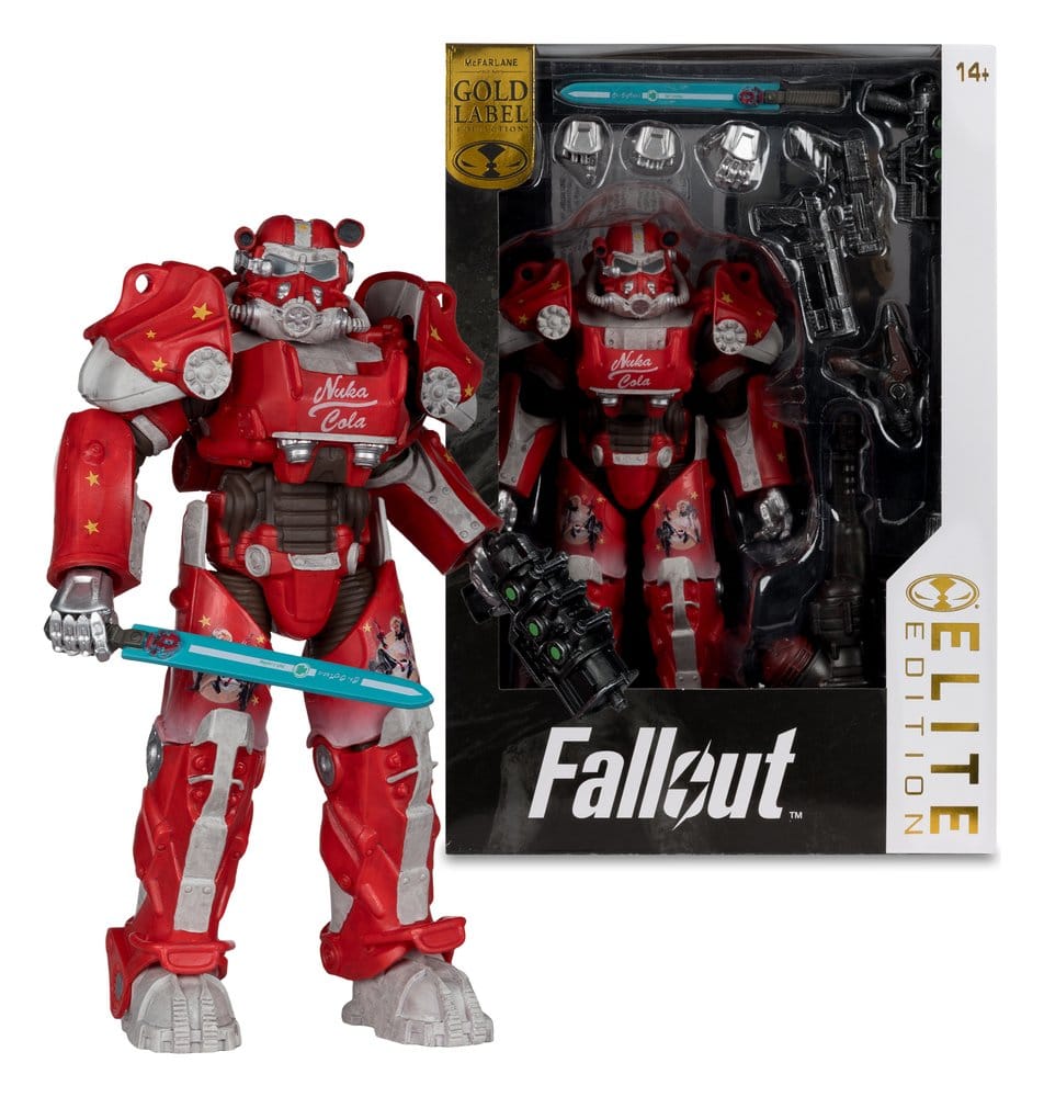Fallout McFarlane Elite Edition Actionfigur Fallout 76 Nuka Cola T-60 (Gold Label) 19 cm