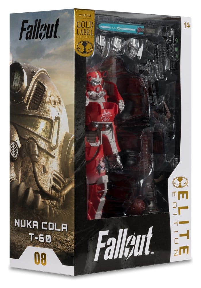 Fallout McFarlane Elite Edition Actionfigur Fallout 76 Nuka Cola T-60 (Gold Label) 19 cm
