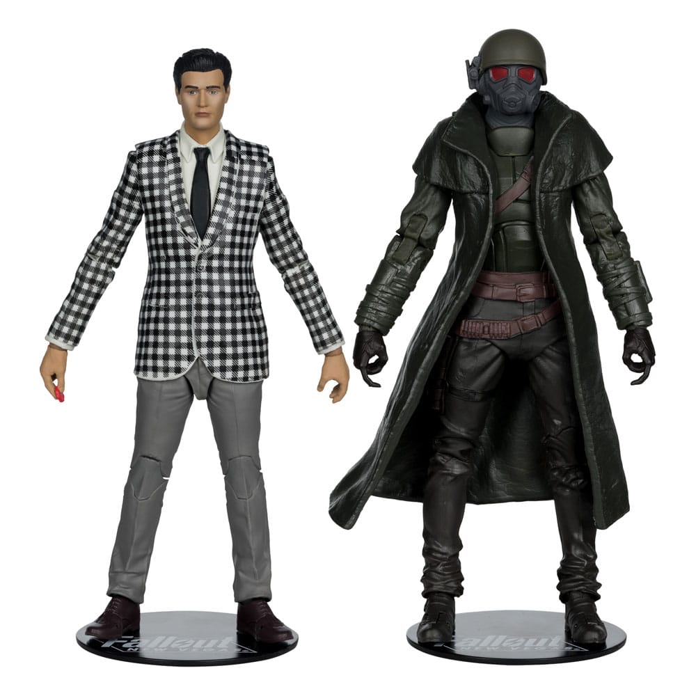 Fallout: New Vegas Statuen 2er-Pack Riot Ranger Armor & Benny Survivor 18 cm