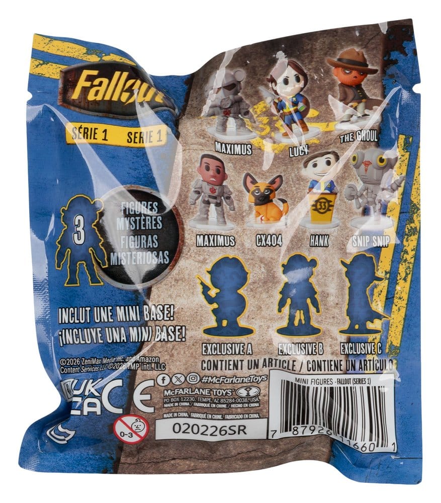 Fallout (TV Show) Blind Bag Mini Figuren Serie 1 6 cm Display (24)