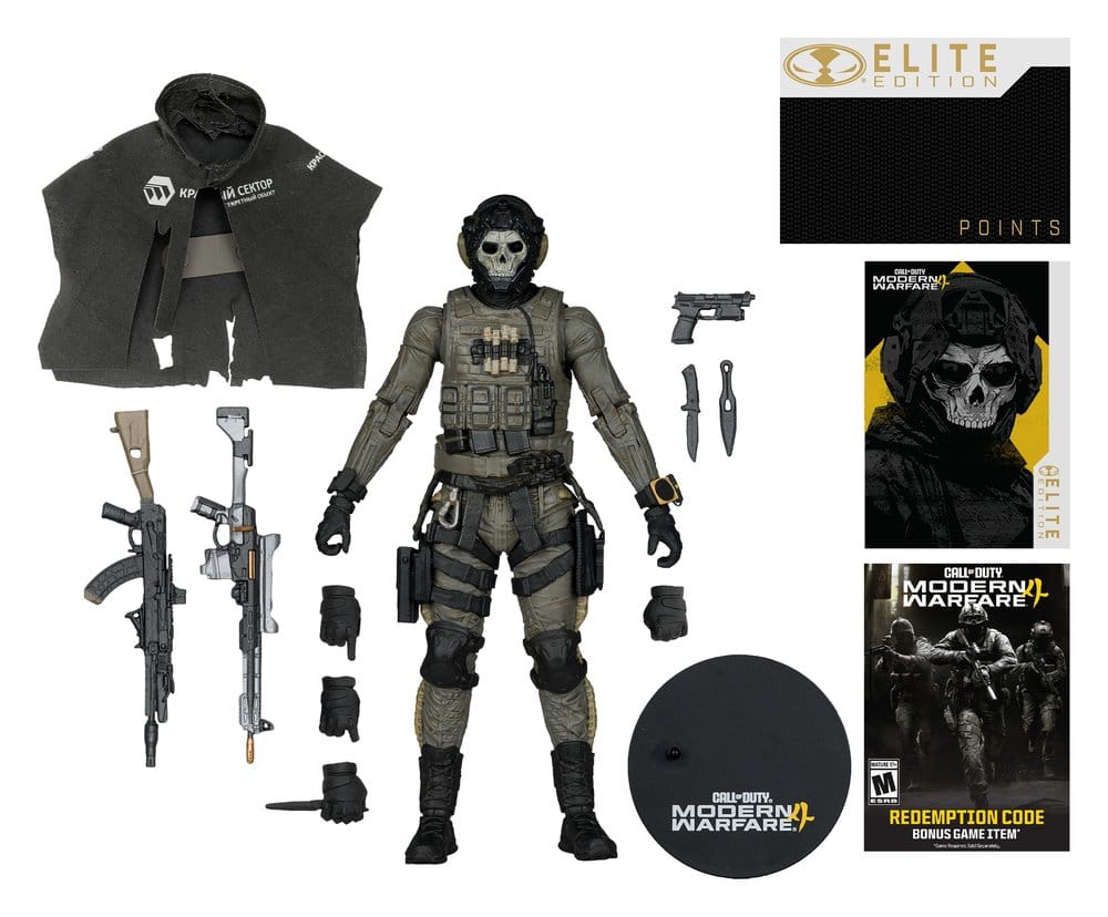Call of Duty McFarlane Elite Edition Deluxe Actionfigur Ghost (Call of Duty: Modern Warfare 4) #19 18 cm