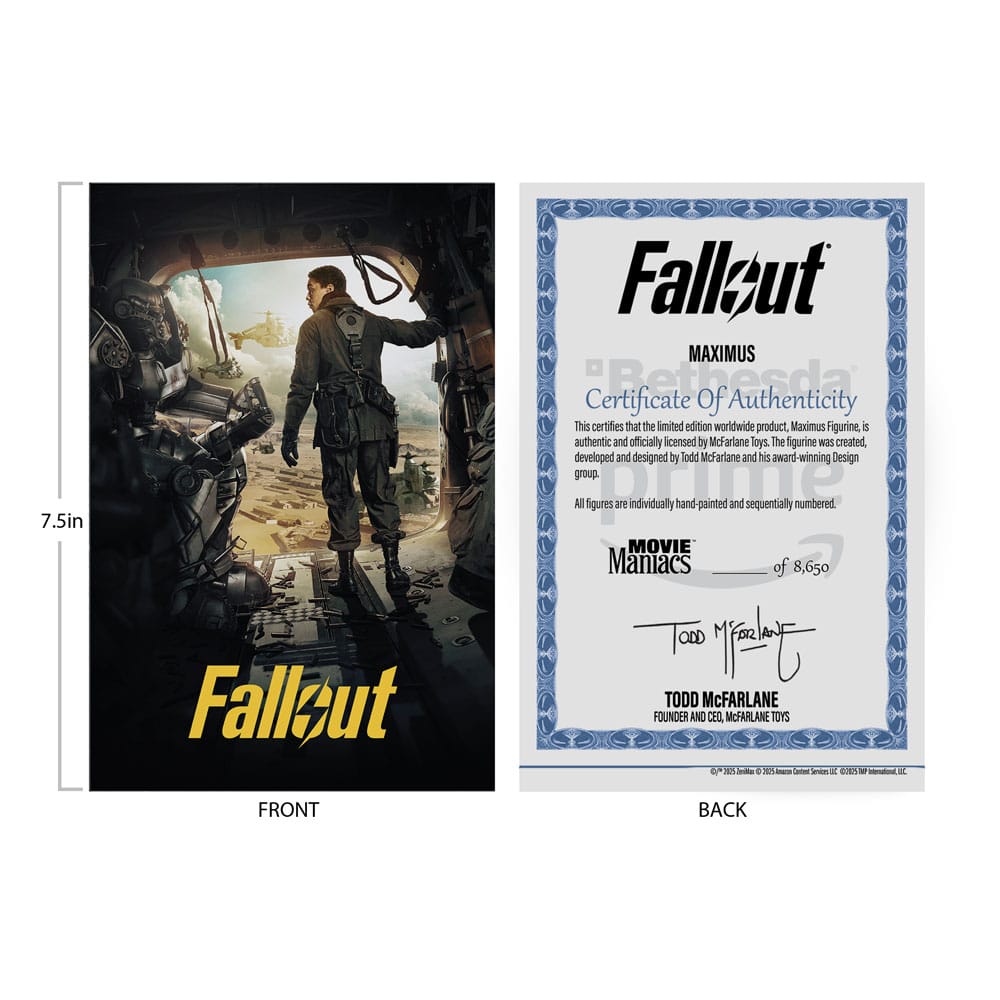 Fallout Movie Maniacs Actionfigur Maximus (Season 2) 17 cm