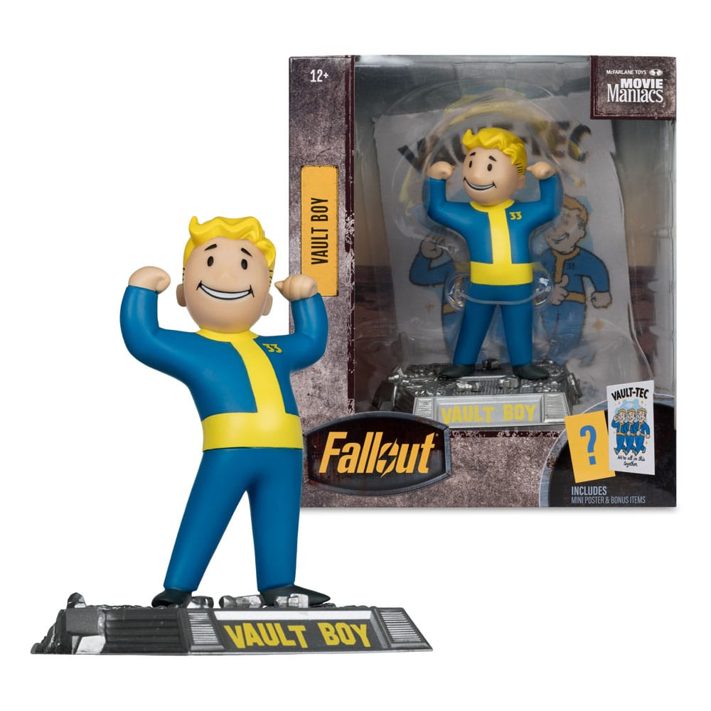 Fallout Movie Maniacs Actionfigur Vault Boy Version 1 14 cm